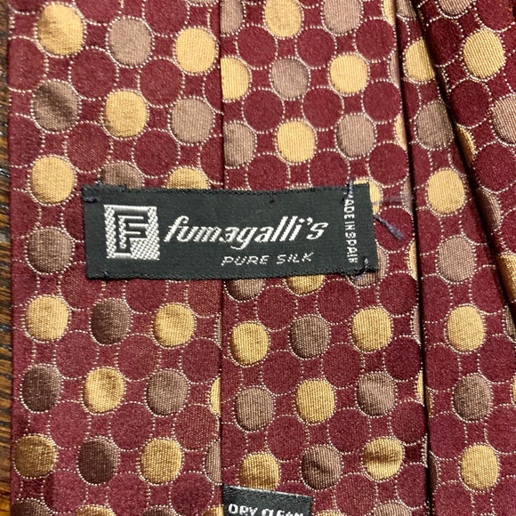 Fumagllis pure silk tie - Picture 6 of 6
